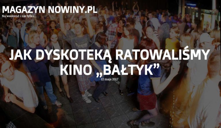 Jak dyskoteką ratowaliśmy kino